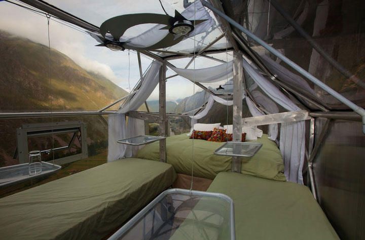 Skylodge, primer hotel colgante del mundo