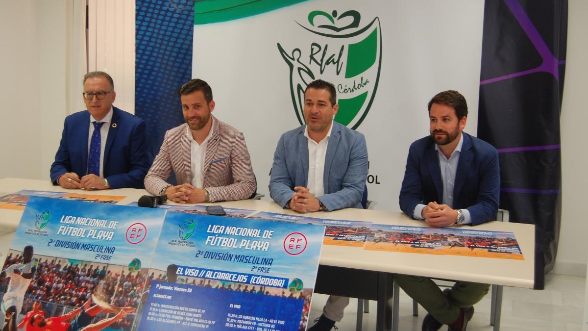 Presentación de la jornada de la Segunda Nacional de fútbol playa.