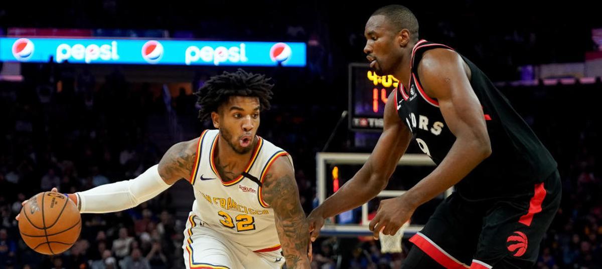 Serge Ibaka, en el partido ante los Warriors.