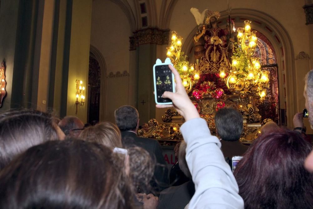 Miércoles Santo en la iglesia de Santa María