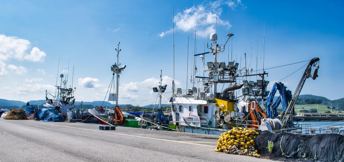 El puerto pesquero de Santoña (Cantabria)