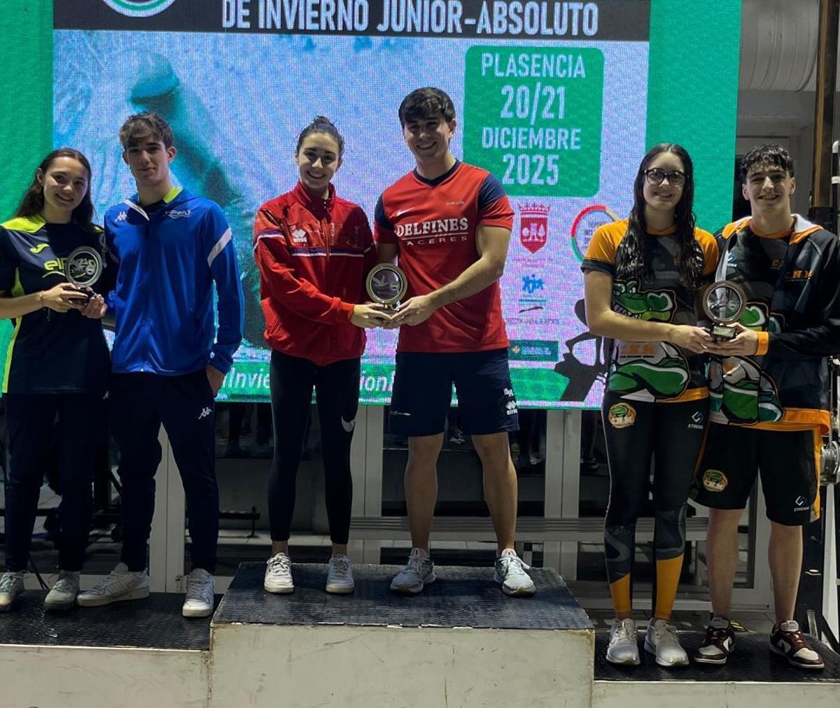 Entrega de medallas a los mejores.