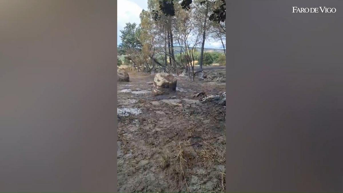Estabilizados los dos incendios declarados en Rodeiro
