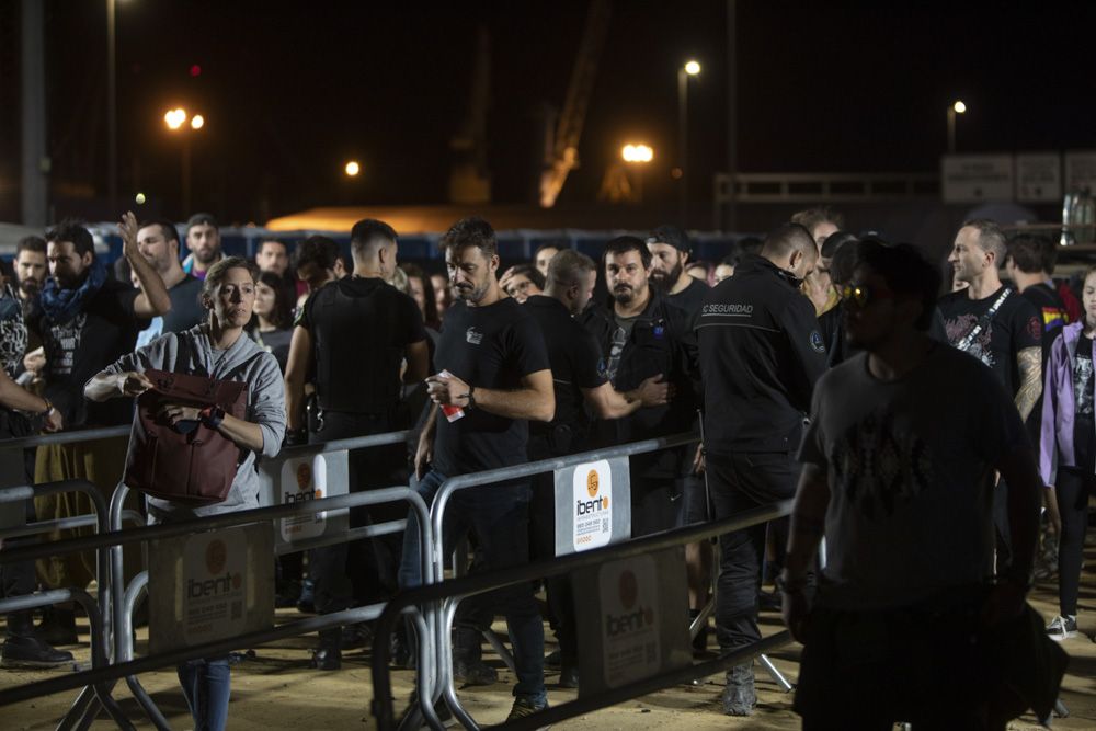 Noche del viernes en el Festardor del Port de Sagunt