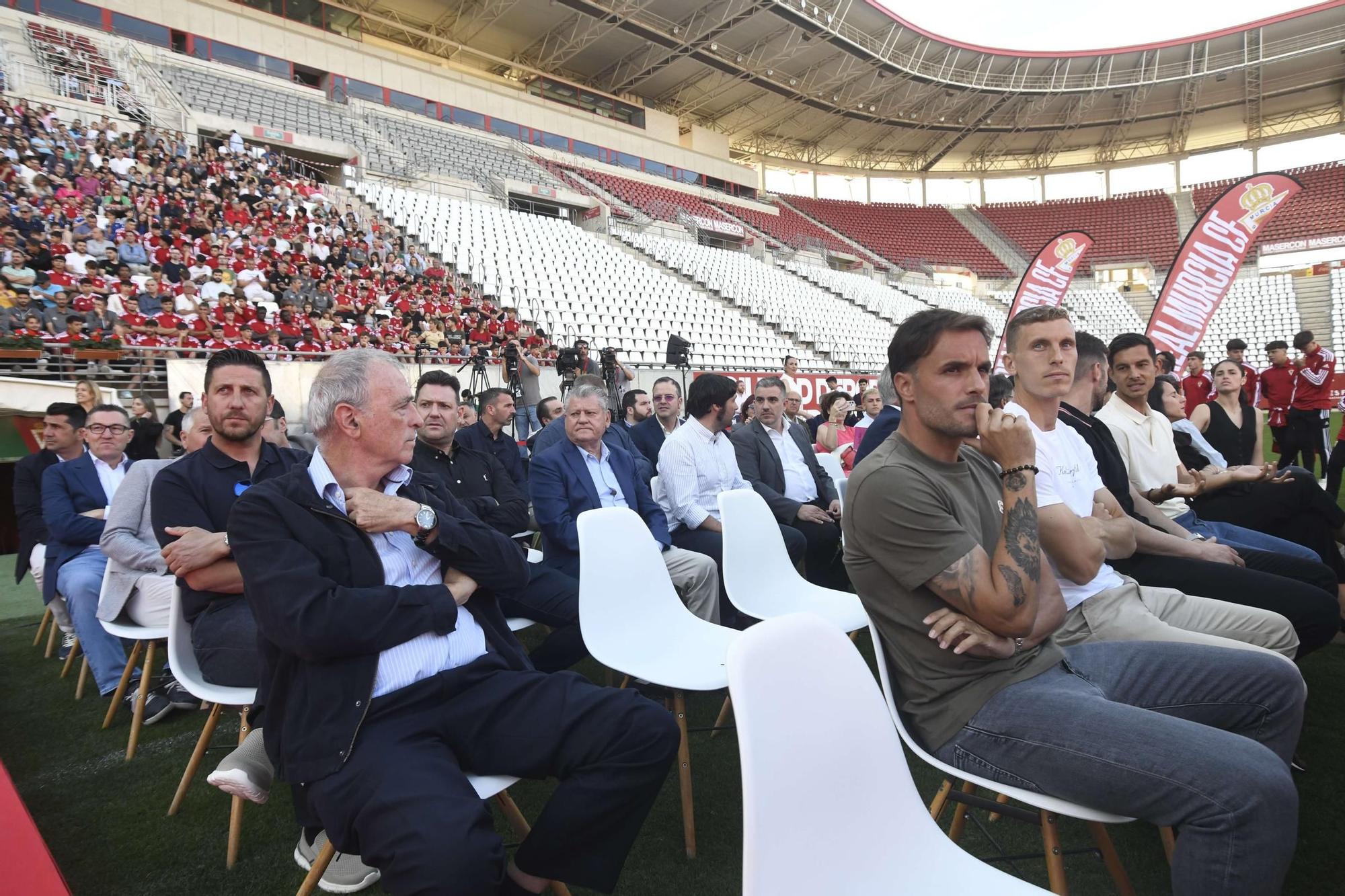 La presentación de la Ciudad Deportiva del Real Murcia, en imágenes