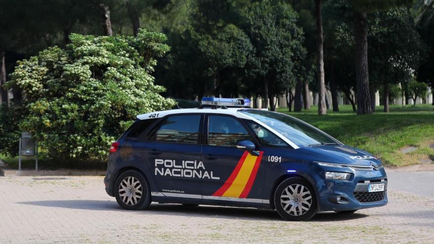 Un coche de la Policía Nacional