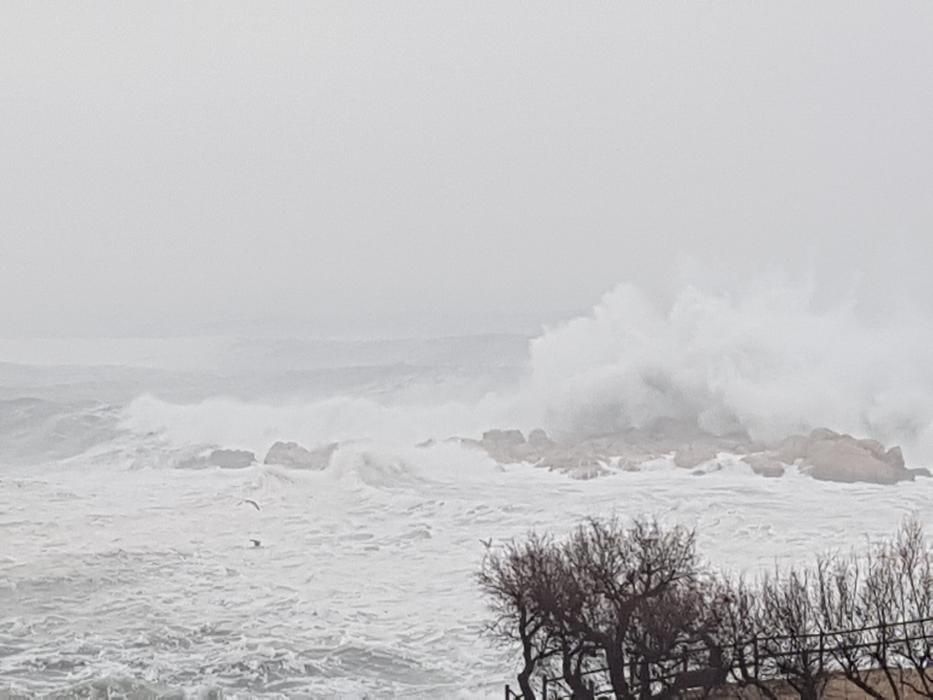 Temporal de llevant al litoral