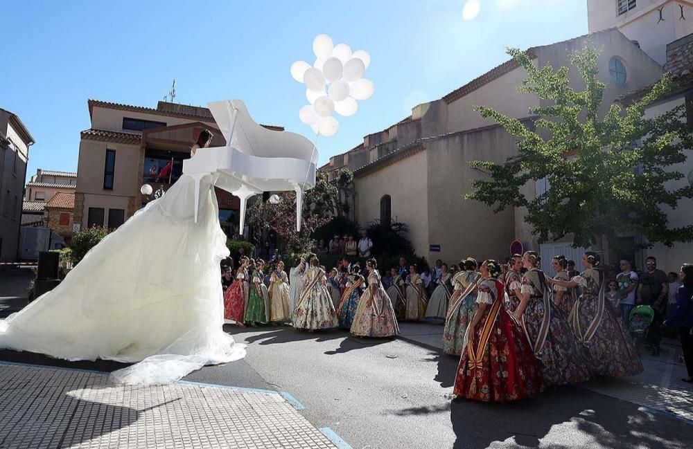 Las Fallas se exhiben en el Festival sol y Fiesta de Leucate (Francia)