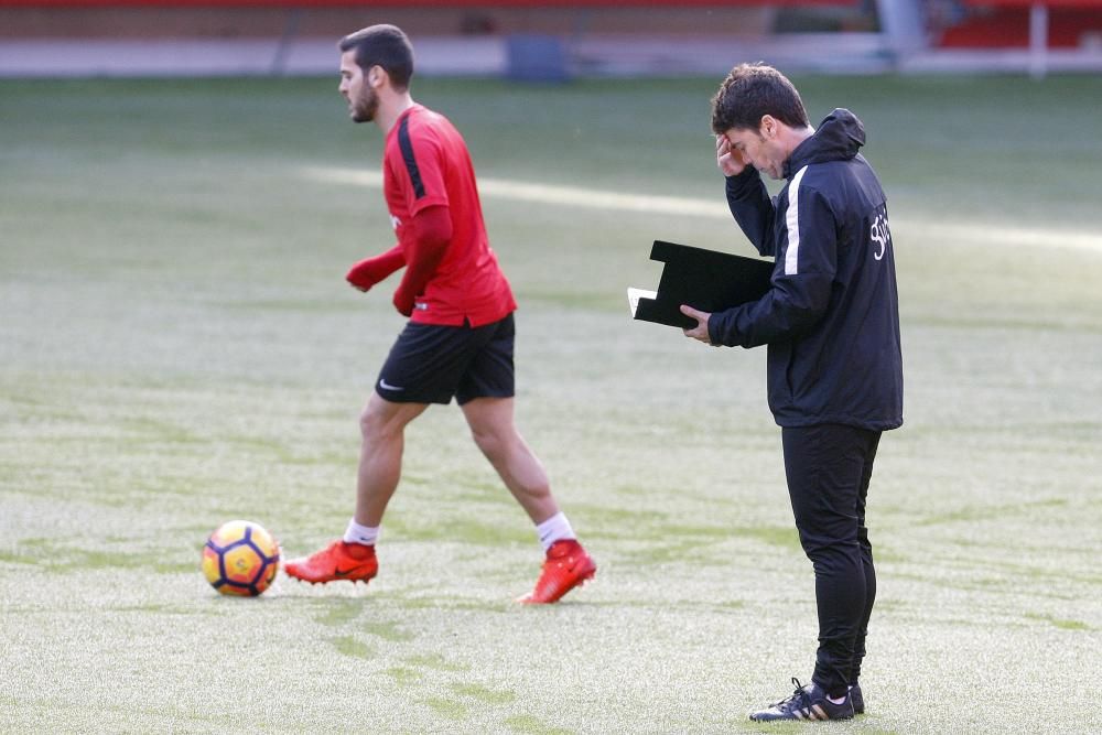 Entrenamiento del Sporting