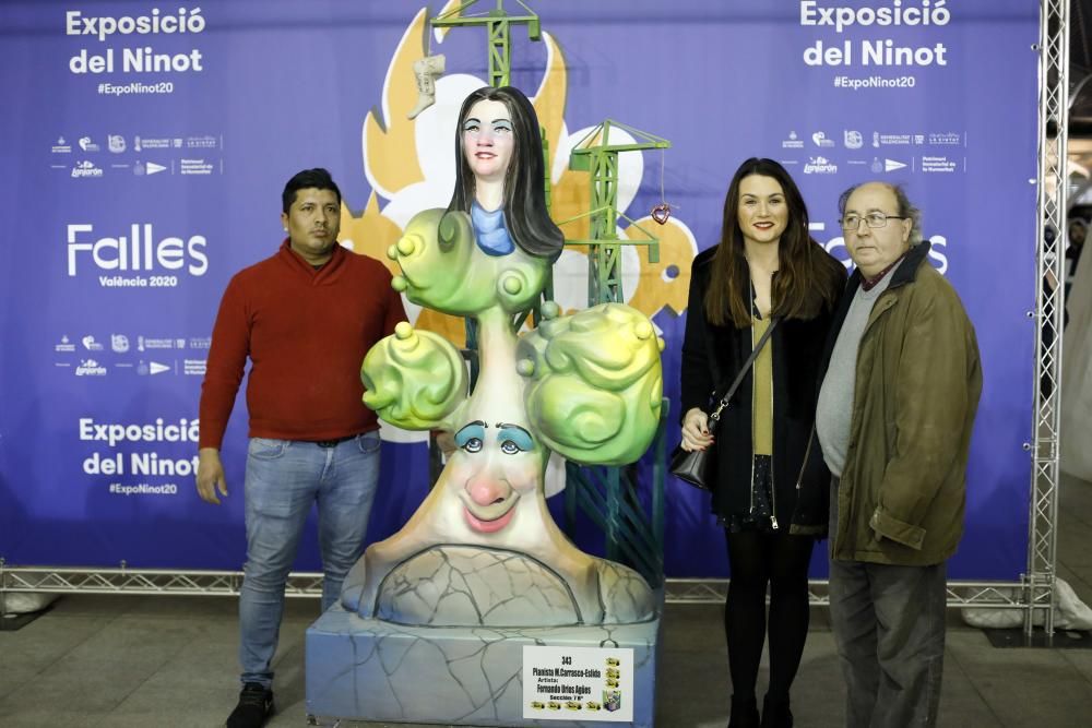 Primera jornada de entrega de ninots de las Fallas 2020