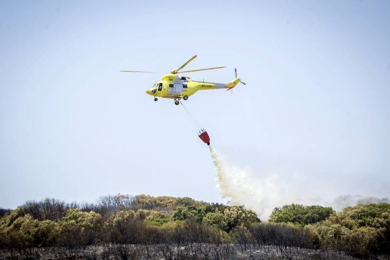 Fotogalería del incendio de las Cinco Villas