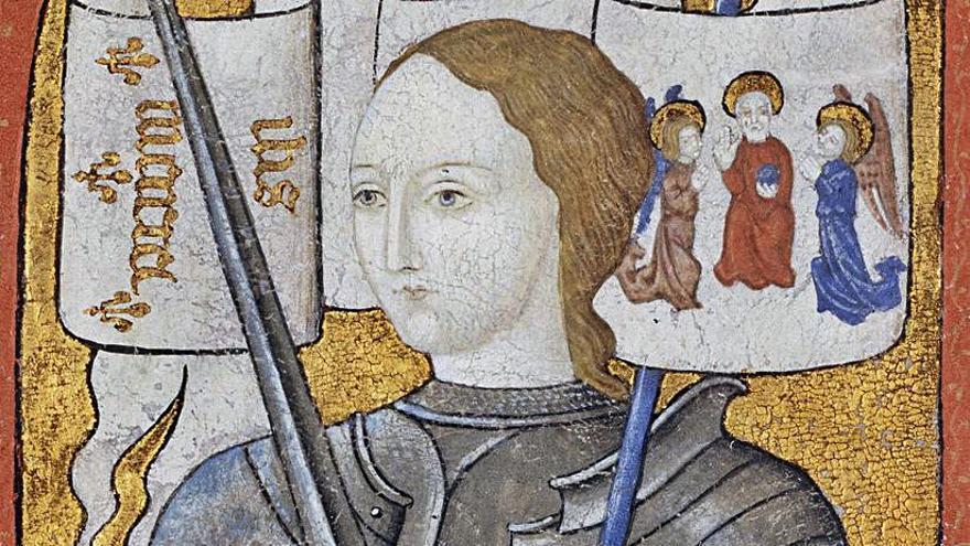 Supuesto retrato de Juana de Arco, la Doncella de Orleans.