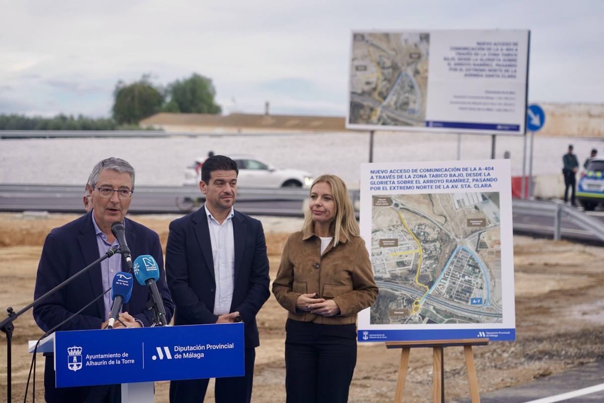 Inauguración del nuevo vial de acceso de Alhaurín de la Torre a la hiperronda