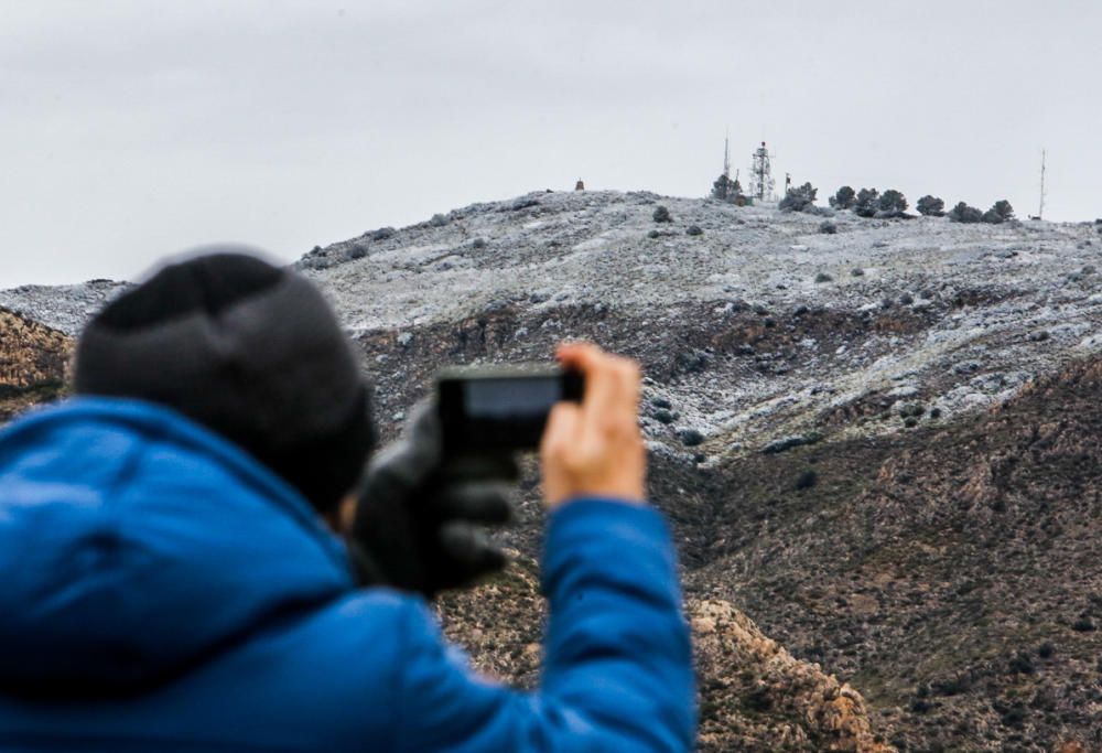 Los copos de nieve llegan al Baix Vinalopó