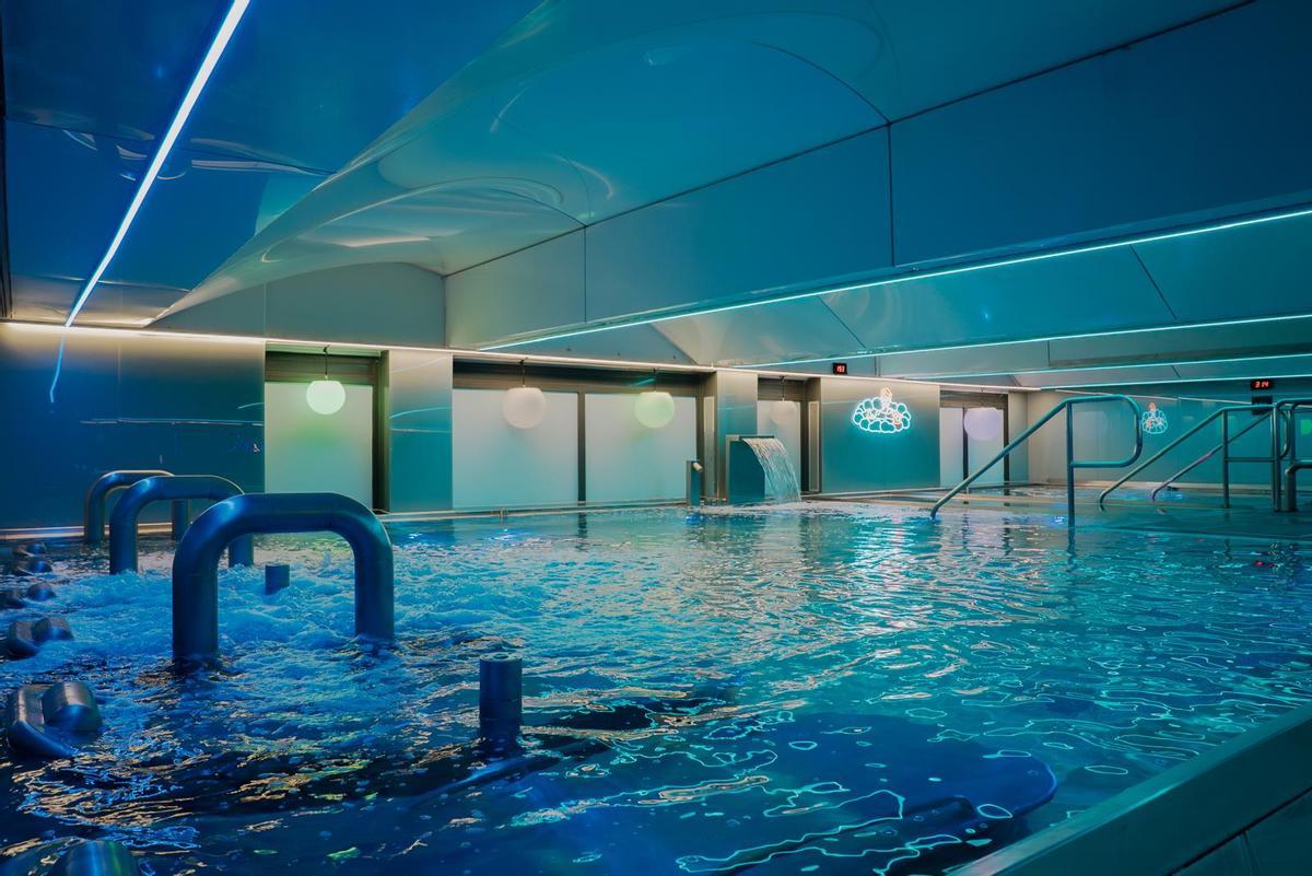 Una parte de la zona de aguas.