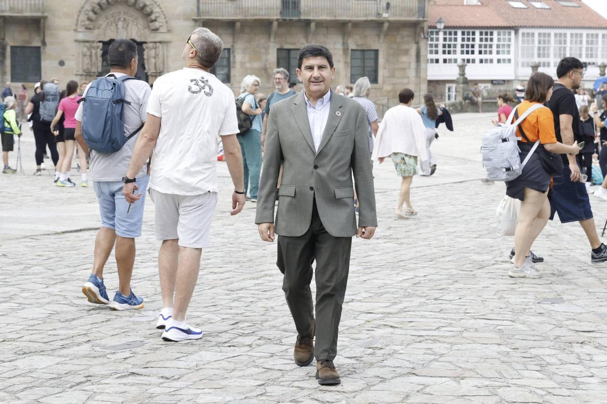 Pedro Blanco, delegado del Gobierno y candidato a la alcaldía de Compostela