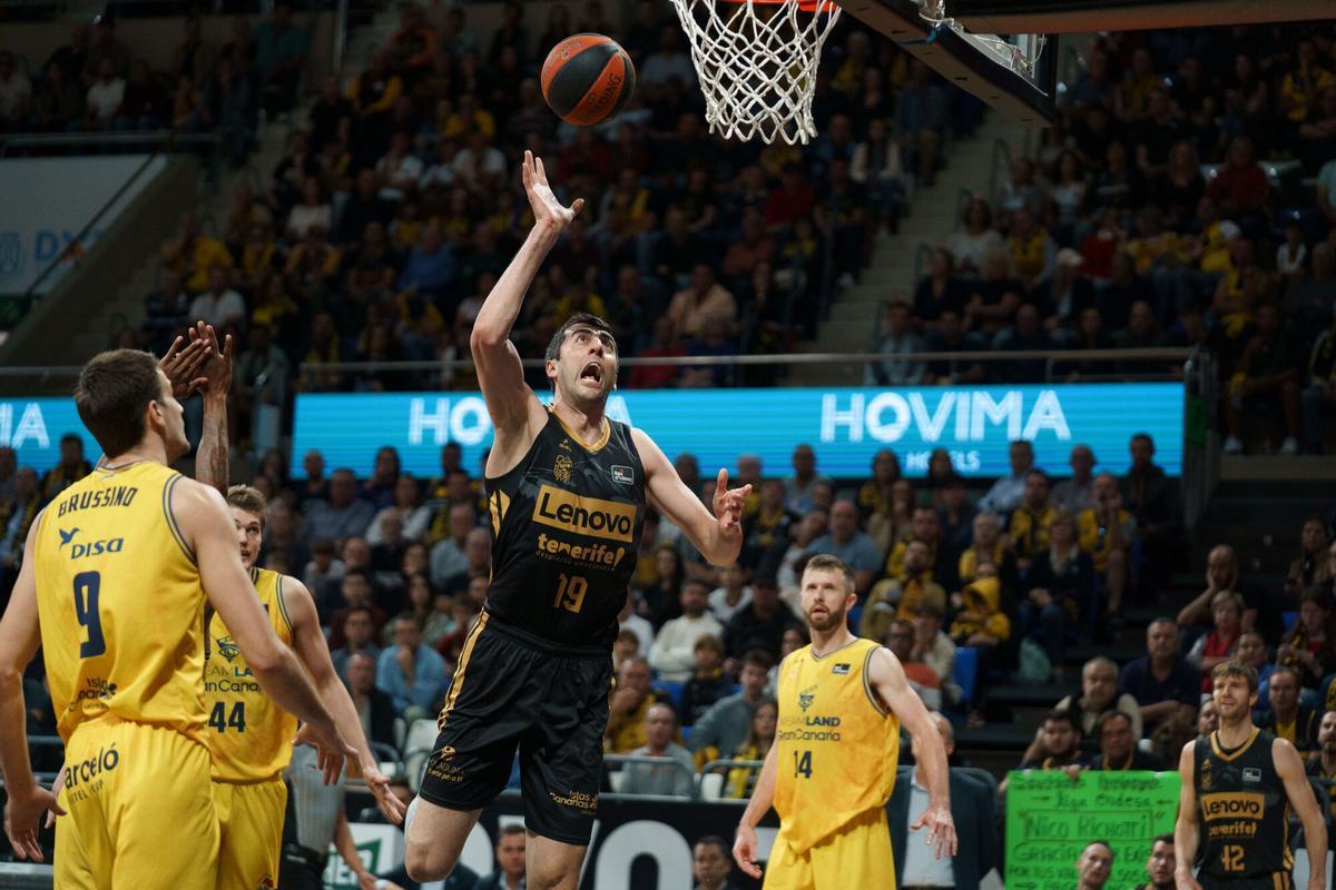 The former Lenovo Tenerife center, Gio Shermadini, in 2024