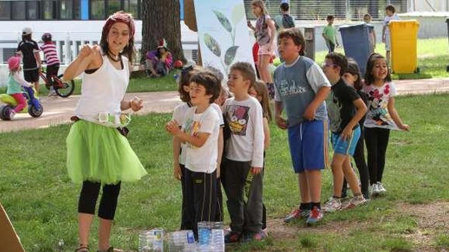 Los niños fueron superando diferentes pruebas.