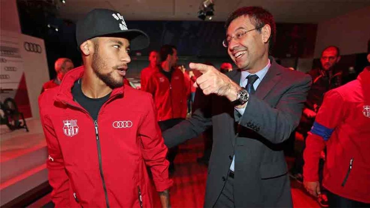 Bartomeu se verá las caras con Neymar