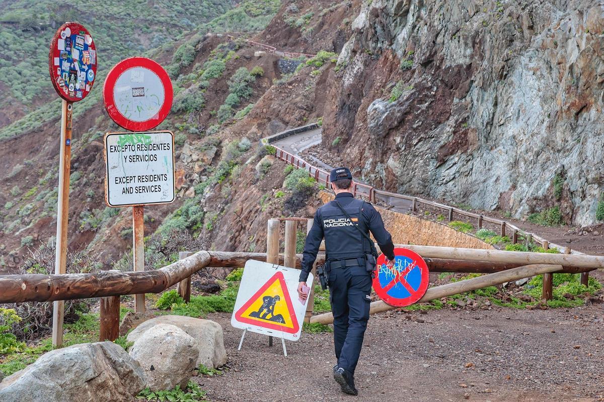 La zona donde fue hallado el cuerpo en El Draguillo, en Benijo