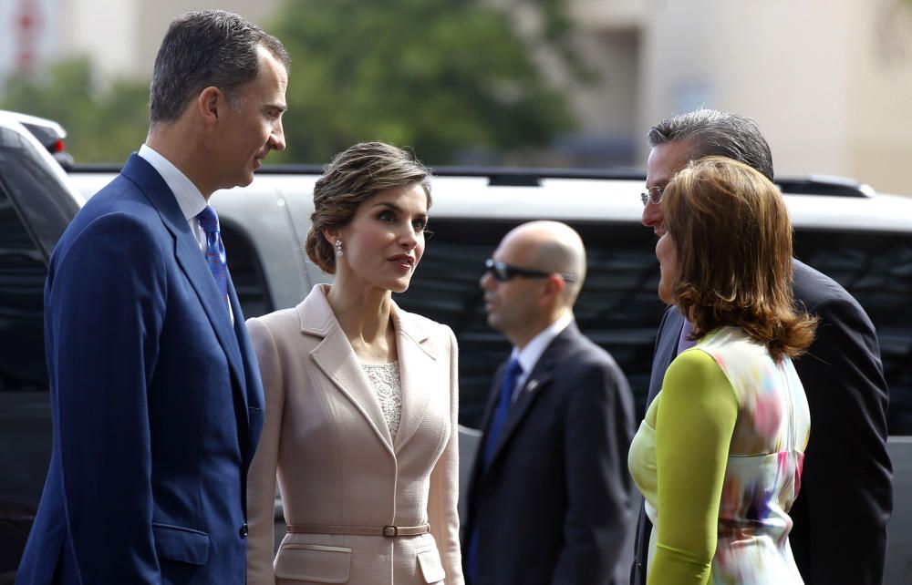 Los Reyes inauguran en Puerto Rico el Congreso Internacional de la Lengua Española.