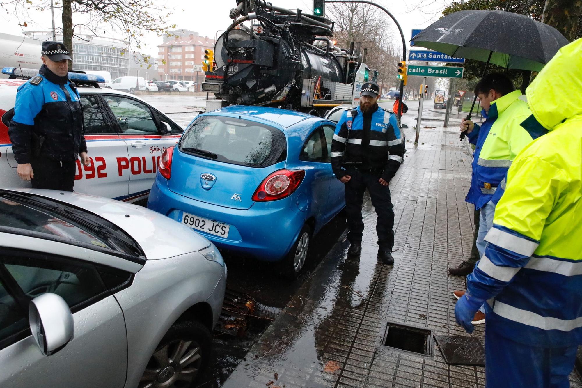 Temporal en Gijón