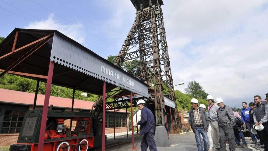 Visita organizada a la mina San Vicente el pasado año, con motivo del Día Mundial de los Museos.