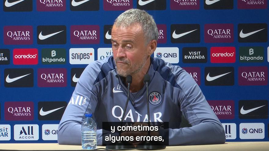 Luis Enrique, sobre la derrota ante el Bayern: "Cometimos algunos errores"