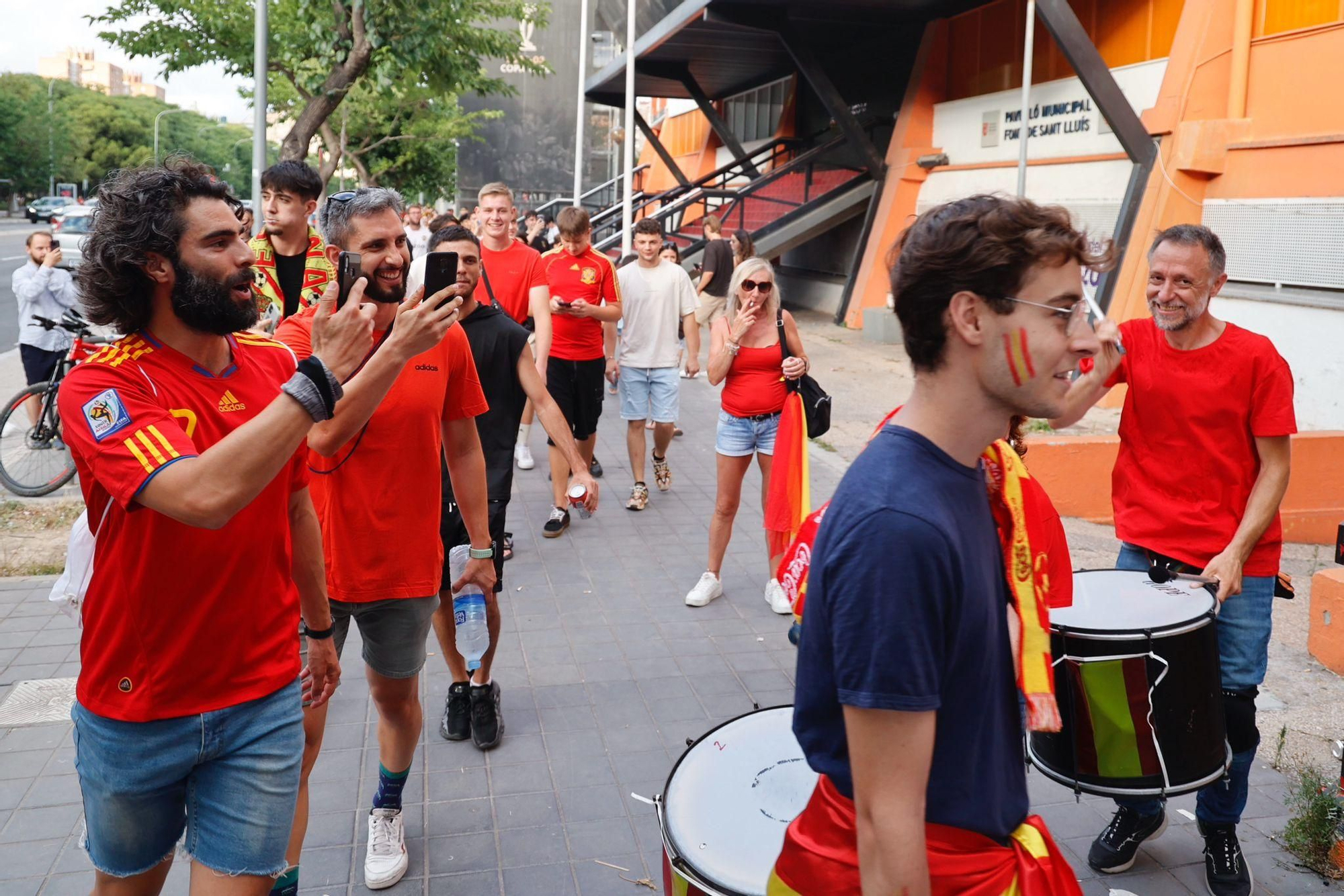 La Fonteta acoge con pantallas gigantes la semifinal de España en la Eurocopa