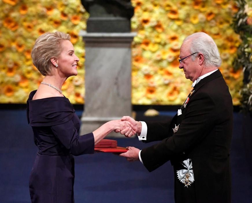 Ceremonia de entrega de los premios Nobel 2018 ...