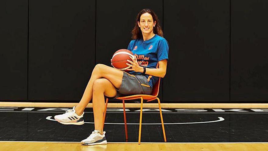 María Pina, en la pista 2 de L&#039;Alqueria del Basket