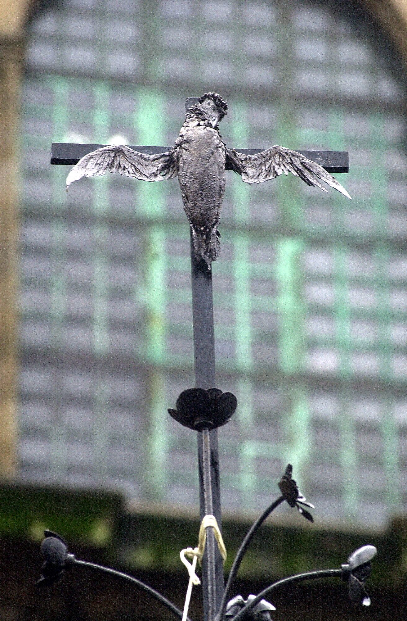 Manifestación por el vertido del Prestige en Compostela en 2002