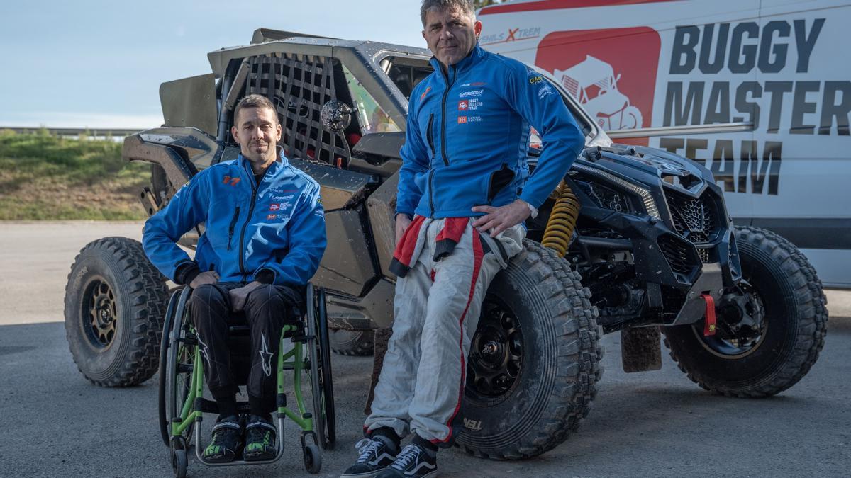 Un piloto minusvalido va a correr el Dakar se llama Joan Lascorz