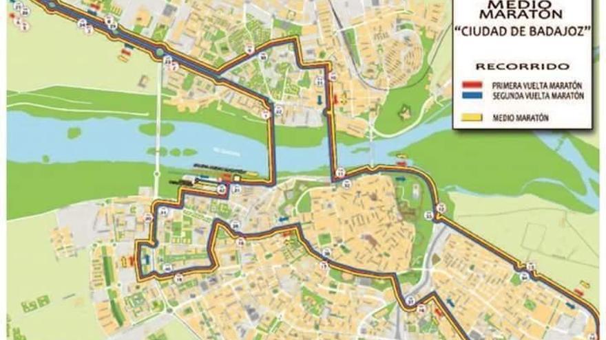 Varias vías estarán cortadas hoy por el maratón y el medio maratón