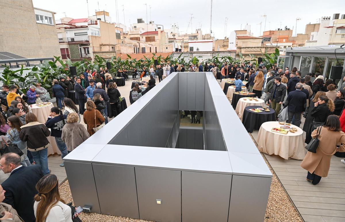 La terraza de la nueva sede del CEU en el Capitolio.