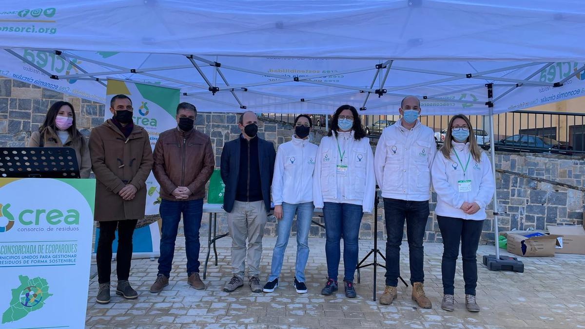 Presentación en Banyeres del servicio de educadores ambientales del consorcio de residuos Crea.