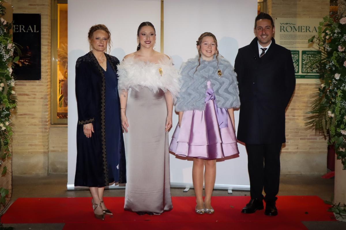 Las falleras mayores de Torrent en el acto celebrado este fin de semana.