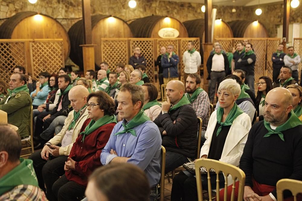 Gala de entrega de premios de "Gijón de sidra" en el Llagar de Castiello