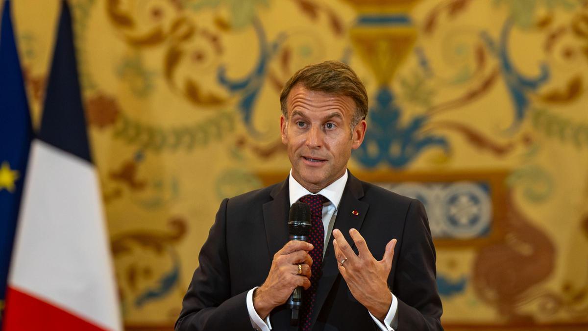 Macron anuncia que los países del G7 liberarán «100 millones de barriles» de petróleo y de diésel de sus reservas para reducir los precios