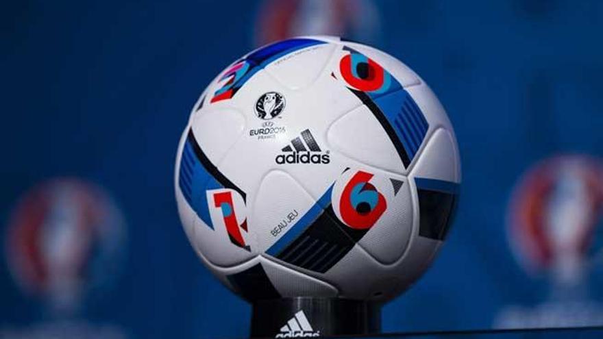 Imagen del balón oficial de la Eurocopa 2016.