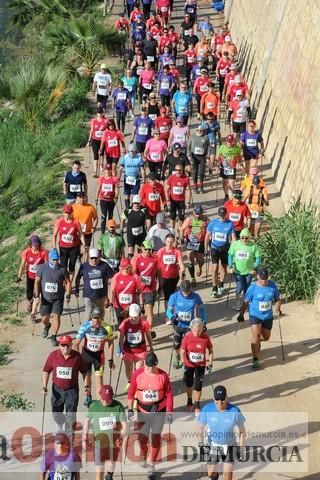 Marcha Nórdica en la mota del río Segura