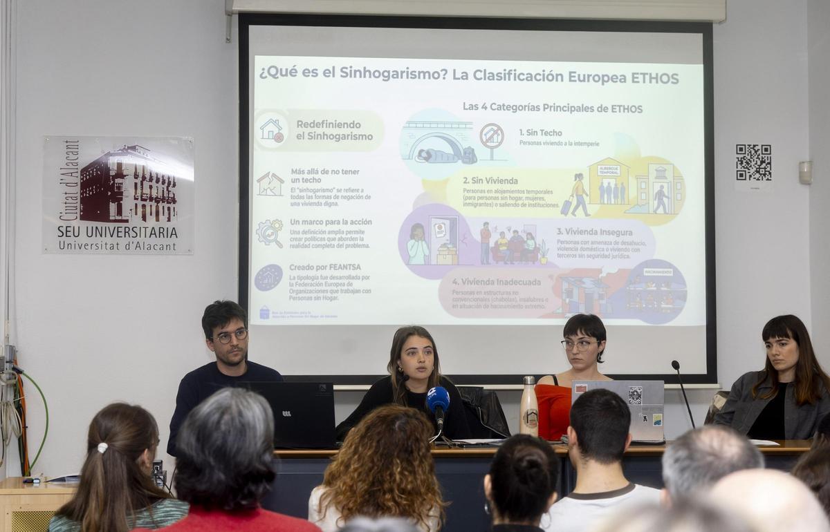 Presentación del informe de la red de entidades sociales REAPSHA este miércoles en la Sede Universitaria de Alicante
