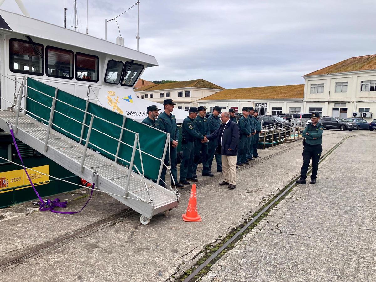 Curso de la Guardia Civil Mar en Marín.