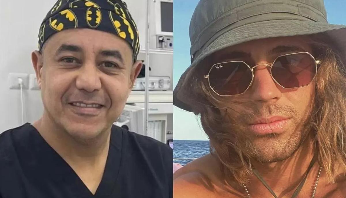 Edwin Arrieta, la víctima, y Daniel Sancho, acusado del crimen. / AGENCIAS