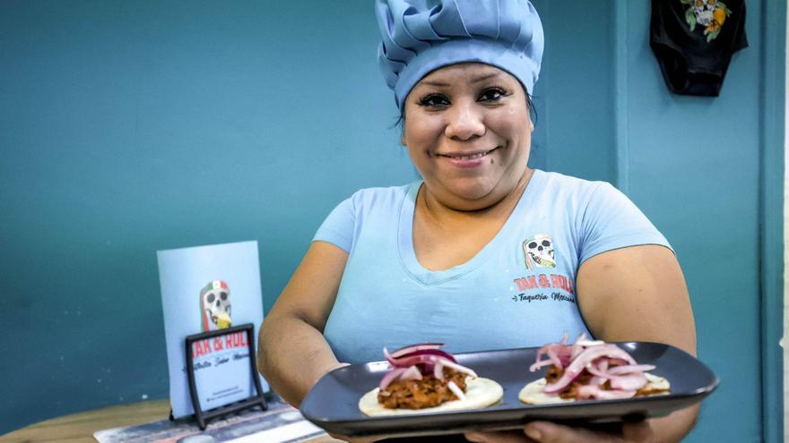 El amor de Pili por la cocina mexicana cabe en un taco: los suyos elaborados en Palma aspiran a ser los mejores de España