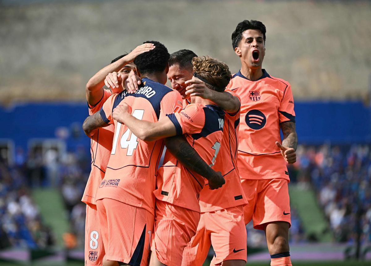 Getafe contra FC Barcelona en imágenes