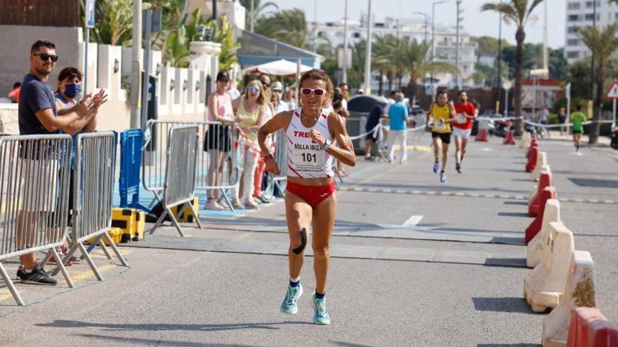 Irene Rubio y Carlos Muñoz conquistan la milla élite en Sant Antoni | FOTOS DE JUAN A. RIERA