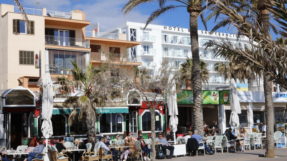 Die meisten bestraften Lokale befinden sich an der Playa de Palma.