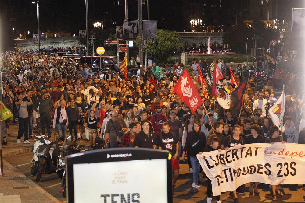 Manifestació a Girona