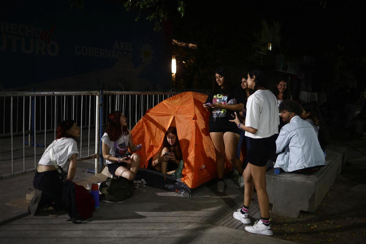 Fans de Taylor Swift en su concierto en Buenos Aires